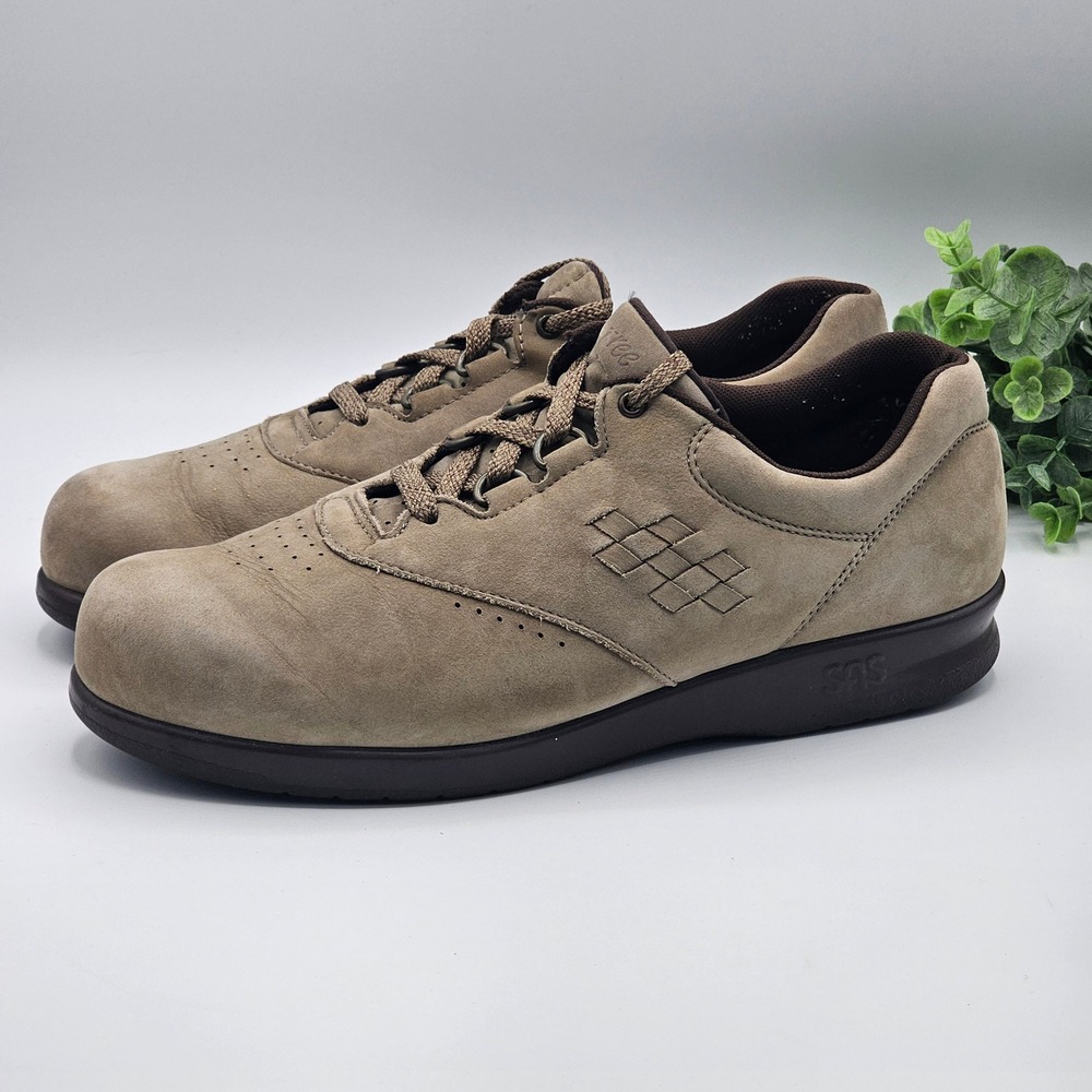 SAS Free Time Walking Shoes‎ Women's 8.5M Tripad Suede Leather Casual Brown